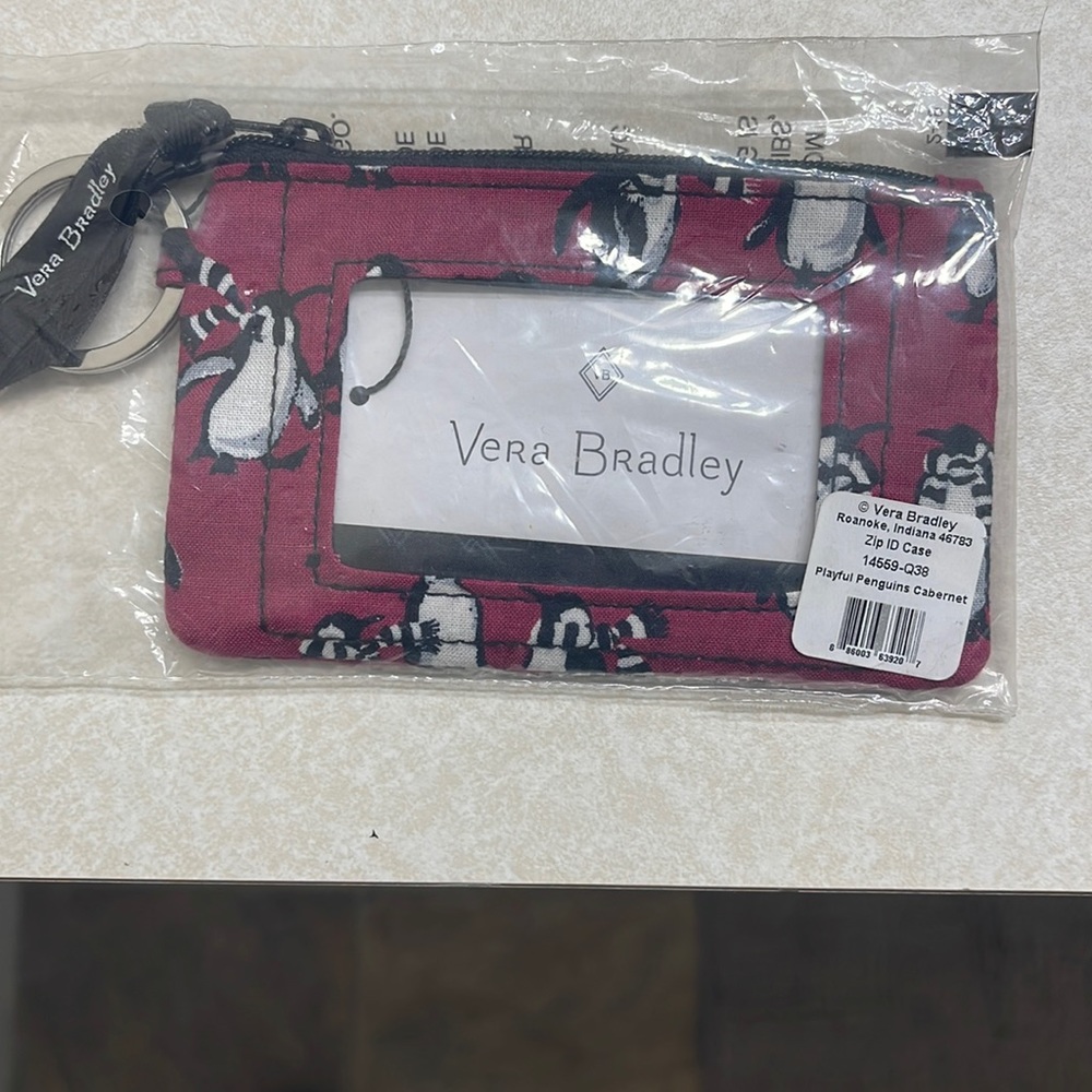 NWT Vera Bradley ID, key holder